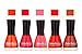 Fashion Bar Nail Polish in Orange ,Dark Pink ,Baby Pink ,Red,Brown Shades RS.279.00