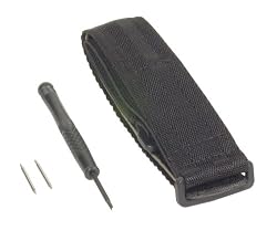 Garmin Hook-and-loop fastener wrist and expander strap (replacement, dark gray), includes springs and tool