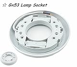 Bonlux お買い得！Gx53 Ledライトベース ソケット ホルダ コード付き 4個/梱
