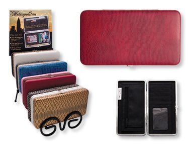 Red Lizard Metropolitan Designer Wallet Hard Case