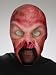 Skinned Alive Red Ghoul Nylon Full Mask for Costume