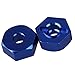 BQLZR Dark Blue CC01-005 Aluminum Alloy Wheel Hub Hex 12x5mm Mount and Pin Upgrade Parts for TAMIYA CC01 4WD RC1:10 Car Pack of 4