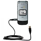 Classic Straight USB Cable for the Sanyo Pro 200 with Power Hot Sync and Charge capabilities - Gomadic Brand w/ TipExchange Technology