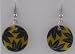 Yellow Polished Leaf Design Earrings