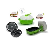 Microhearth Microwave Cookware 6 pc Set, Lime