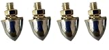 Chrome Emgo Motorcycle Bullet Bolt Kromet (4 Pack) - Frontiercycle (Free U.S. Shipping)
