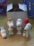Eigenschaften UnitedLabels / Peanuts Figuren-Set Snoopy Groesse: 10 cm Lieferumfang: 4teilig