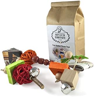 Fruit Basket Rabbit Throw Toys (Set of Three)