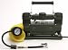 Q Industries Q89G Portable Dual Air Compressor 120 PSI with Coil in Green