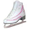Ladies American SoftBoot Figure Trim Ice skates - White