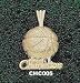 Charleston Cougars Basketball Pendant - Sterling Silver Jewelry