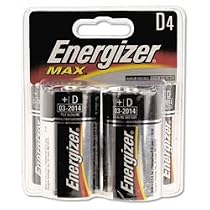 Energizer D-Cell 4-Pack