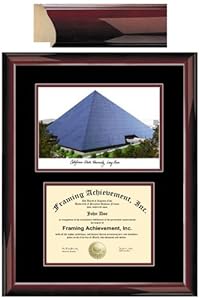 California State University Long Beach Csulb Double-matted Diploma Frame Lithograph College Degree Graduation Certificate Frames