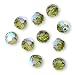Swarovski Crystal #5000 Round 6mm Olivine AB Beads (10)