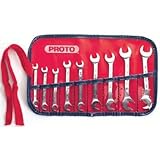 Stanley Proto J3300A 9 Piece Short Open End Angle Wrench Set [並行輸入品]