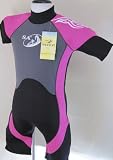 Children's 10-11yr Large 32inch Chest Shortie Leisure Wetsuit with Shoulder Flash by Surf Attack