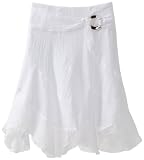 Amy Byer Girls 7-16 Gauze Side Buckle Skirt