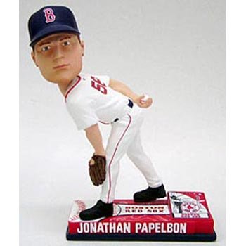 Jonathan Papelbon Boston Red Sox On Field Bobble Head (Quantity of 1)
