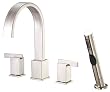 Danze Sirius Brush Nickel Roman Tub Faucet D301944BN