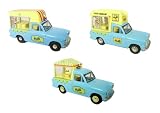 Review Oxford Diecast OXFSET26 / Triple Set of Ford Anglia Walll's Ice Cream Vans