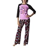 Paul Frank for Target® Juniors Julius Pajama 3/4 Length Tee/Pant Set - Pink/Black