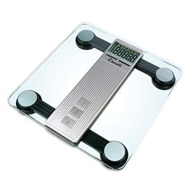 Escali Digital Bathroom Scale With Track And Target Memory (440lb/200kg)