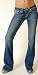 True Religion, Disco Joey Flare Leg Jean, Medium Savannah