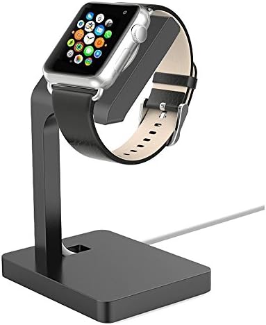 Apple Watch Series 2 Stand, KeyEntre Aluminum Stand for Apple Watch Series 1 / Series 2 / 42mm / 38mm(Black)