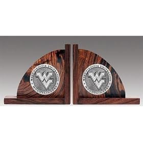 West Virginia Mountaineers Ironwood Book Ends (Set of 2) - NCAA College Athletics