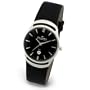 Skagen Women's 597SSLB Black Leather Watch