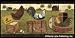 Dotty Chase - Mini-Roosters Rule Size 3.5x7 - Dotty Chase Art Print Poster 7 x 3.5