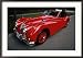 1956 Jaguar XK 140 Convertible Coupe Collections Framed Photographic Poster Print, 36x25