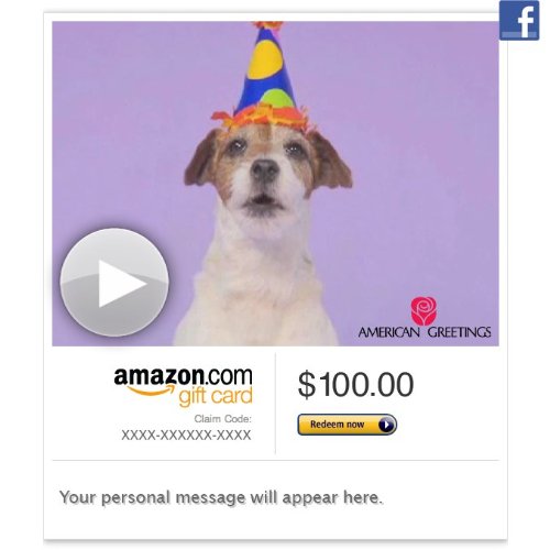 Amazon Gift Card Birthday Animated