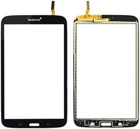NIUTOP Touch Screen Digitizer Glass Panel For Samsung Galaxy Tab 3 8.0 SM-T310 - 16GB Black without earpeice hole Replacement Part (NO LCD screen display)