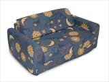  : Elite Products 32-4200-628 - Children's Foam Sleeper Sofa - Skyscape
