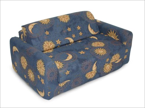 Kitchen: Elite Products 32 4200 628 Children's Foam Sleeper Sofa Skyscape