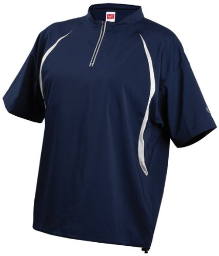Rawlings Men's Ccj Short Sleeve Cage Jacket(Navy, XX-Large)