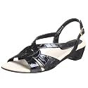 Ros Hommerson Women's Beau Crocodile Strappy Wedge Sandal