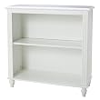 Cottage 2-Shelf Bookcase - White