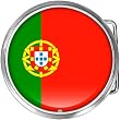 Portugal Flag Belt Buckle