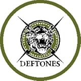 The Deftones Music Band Patch - Green Tiger Face Logo