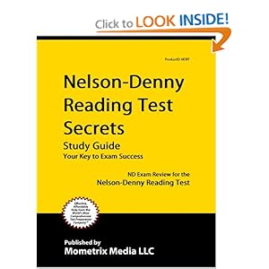 Free secrets for nelson denny reading test