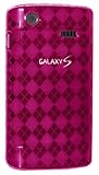 Amzer Luxe Argyle Skin Case for Samsung Captivate i897 - Hot Pink