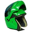 Motorcycle Street Bike Modular Filp up Full Face Adult Helmet Solid Green