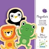 Wooden Toys - Djeco Wooden Magnetic Cocou Jungle Set