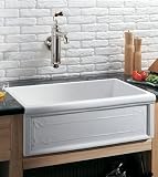 Herbeau 4614 30 Single Bowl Fireclay Farmhouse Kitchen Sink