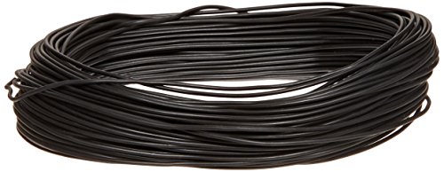 United Scientific WCP22-BK Plastic Insulated Copper Wire, Black, 100ft. Roll