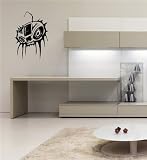 Boombox Skull Tables Wall Vinyl Sticker Decals Art Mural O325