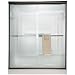 American Standard AM00370.421.094 Gold Euro Bypass Euro Frameless Reeded Glass By-Pass Shower Doors