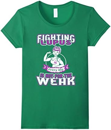 Women's Lupus T Shirt For Women/Men/Kids - Fighting Lupus Shirt Large Kelly Green
